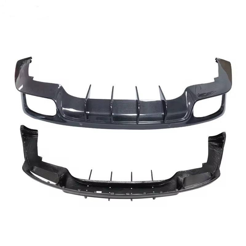 Carbon Fiber Diffusor passend für Porsche Panamera Turbo 971
