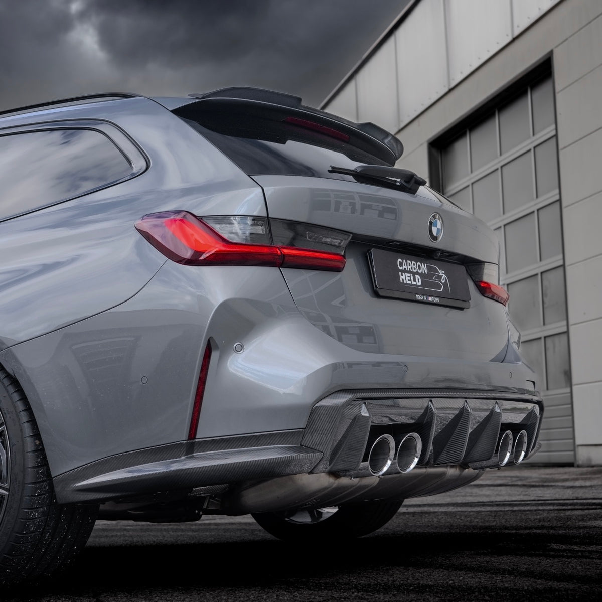 Carbon Heck Diffusor V2 passend für BMW M4 G82 G83 M3 G80