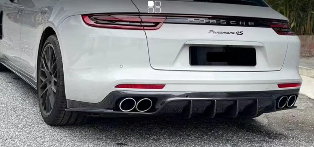 Carbon Fiber Diffusor passend für Porsche Panamera Turbo 971