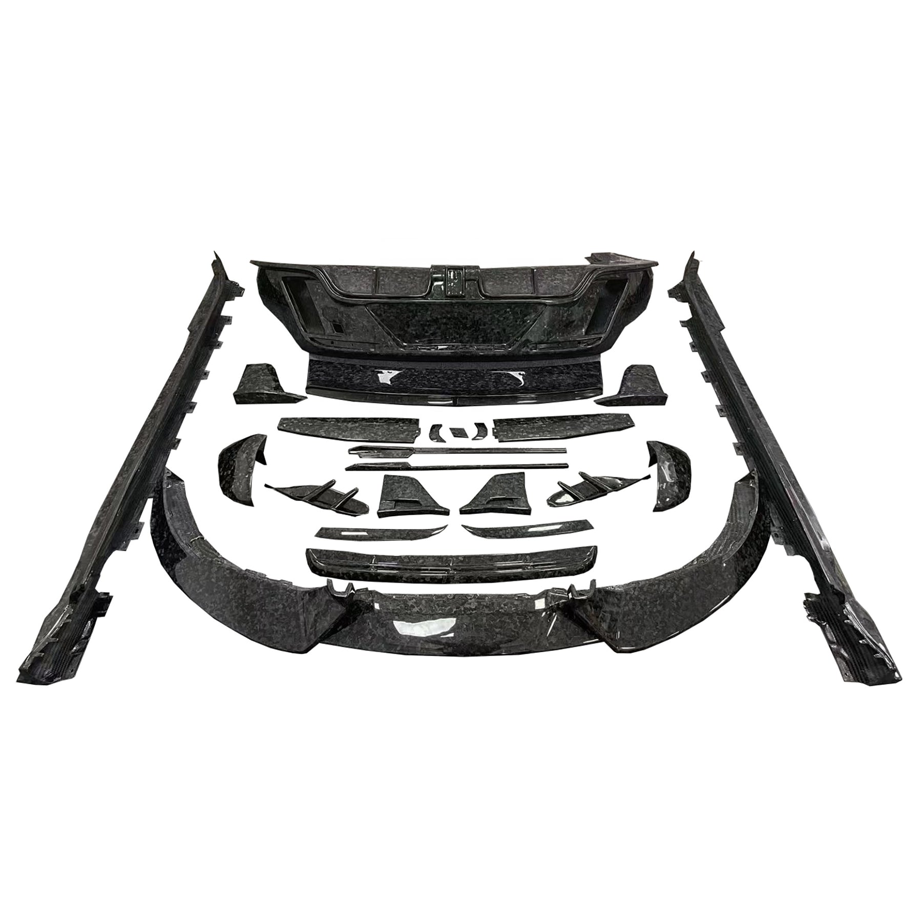 Carbon Bodykit V3 passend für den Porsche Taycan