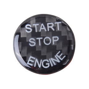 Carbon Fiber Engine Start Button passend für BMW 3 Series E90 E91 E92 E93
