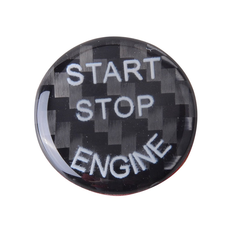 Carbon Fiber Engine Start Button passend für BMW 3 Series E90 E91 E92 E93