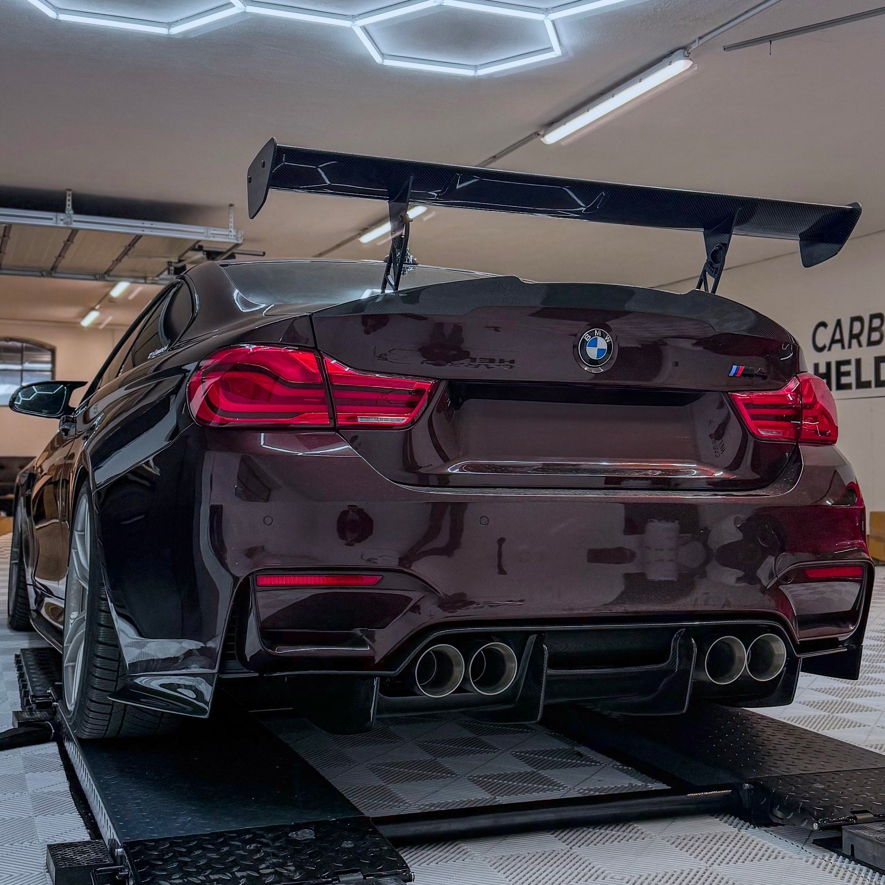 Carbon Diffusor 4-Teilig passend für BMW F80 M3 F82 F83 M4
