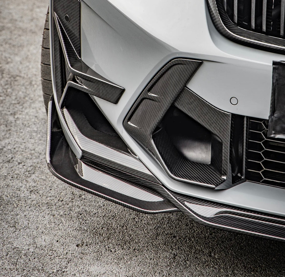 Carbon front spoiler suitable for BMW X3M X4M F97
