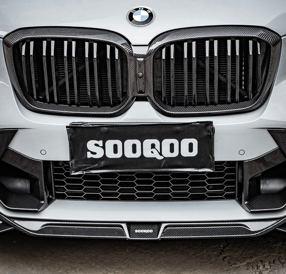 Carbon front spoiler suitable for BMW X3M X4M F97