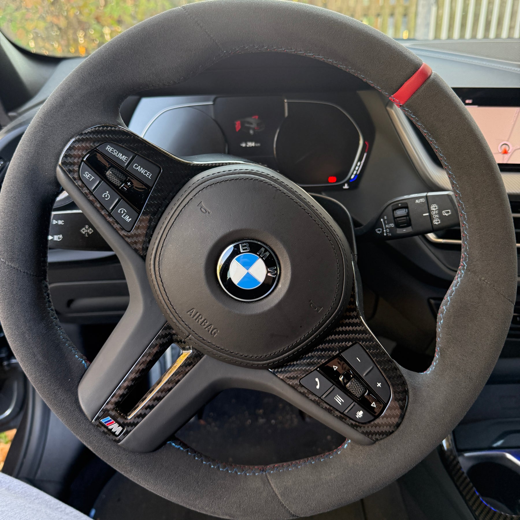 Carbon Alcantara Lenkrad LCI passend für BMW M2 G87 M3 G80 G81 M4 G82