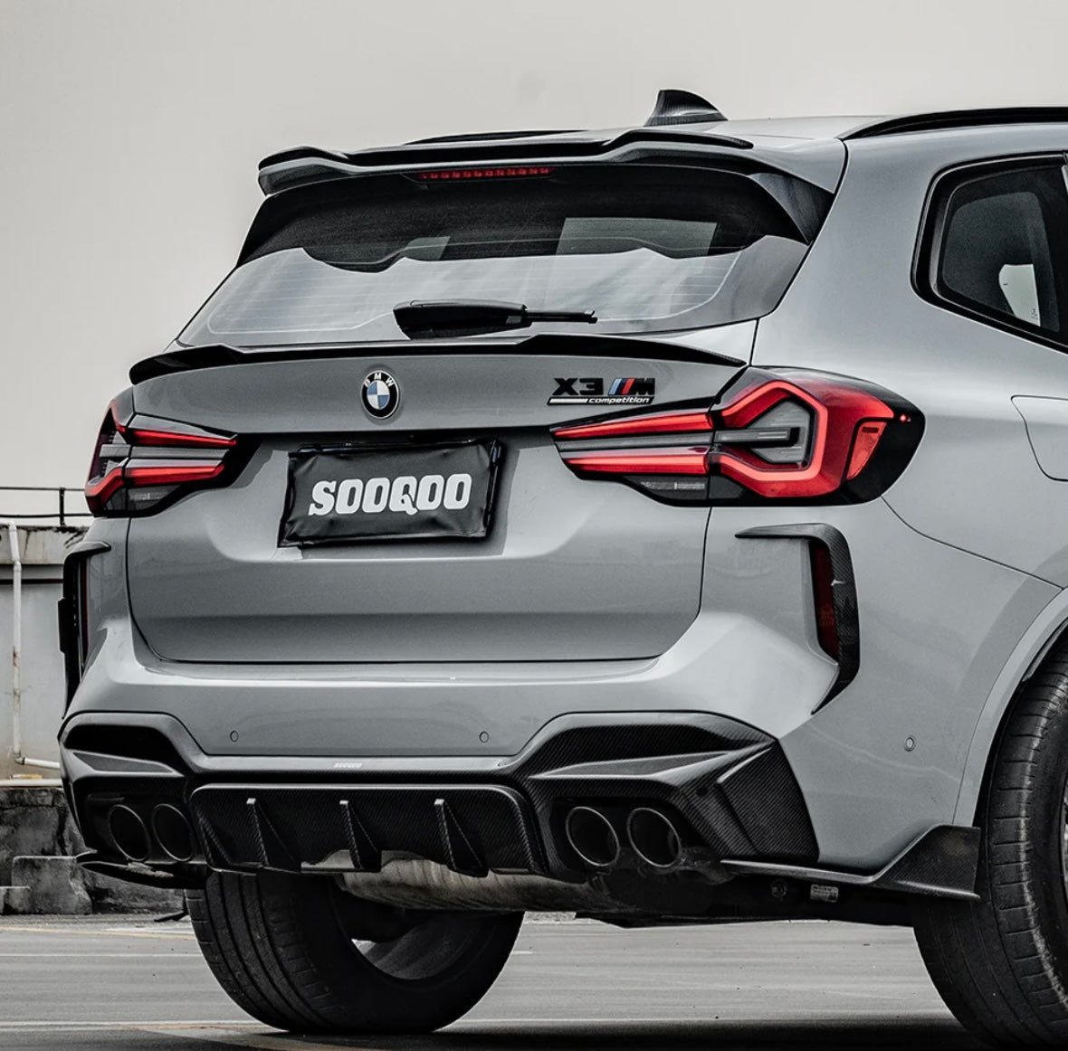 Carbon Fiber Rear Spoiler suitable for BMW X3M X4M F97
