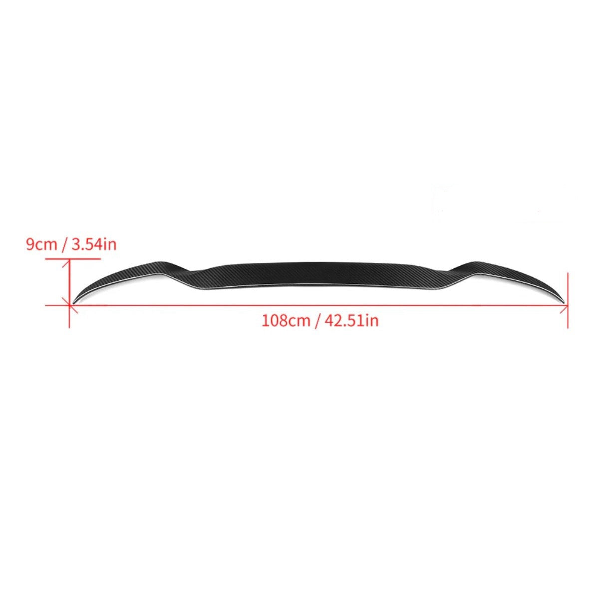 Carbon Fiber Roof Spoiler suitable for BMW X3M X4M F97