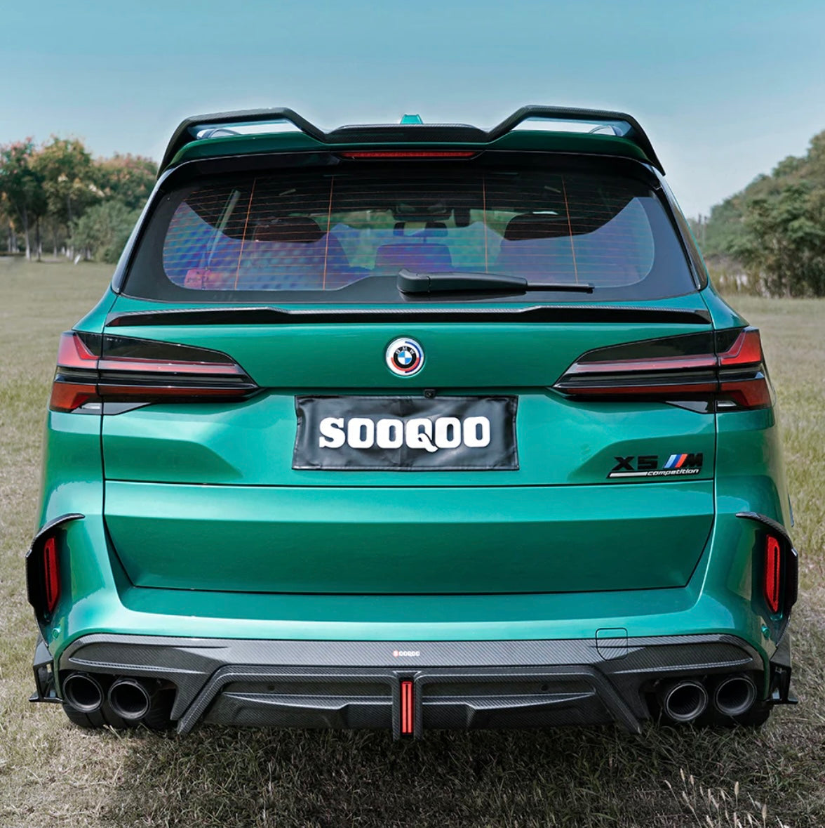 Carbon Fiber Rear Vent Trim suitable for BMW X5M F95