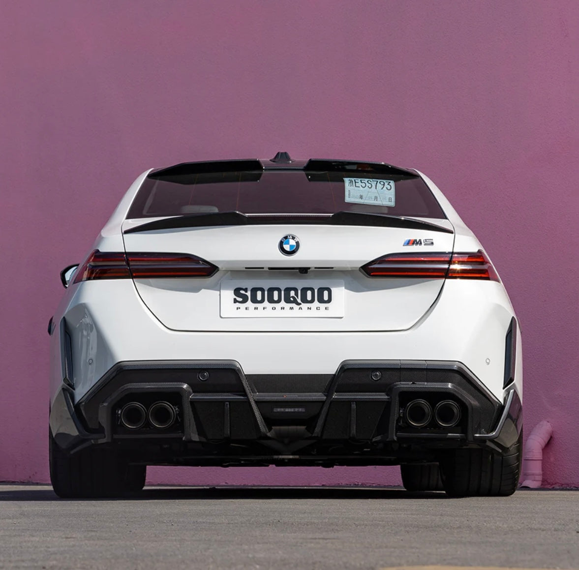 Carbon Fiber Roof Spoiler suitable for BMW M5 G90 G99
