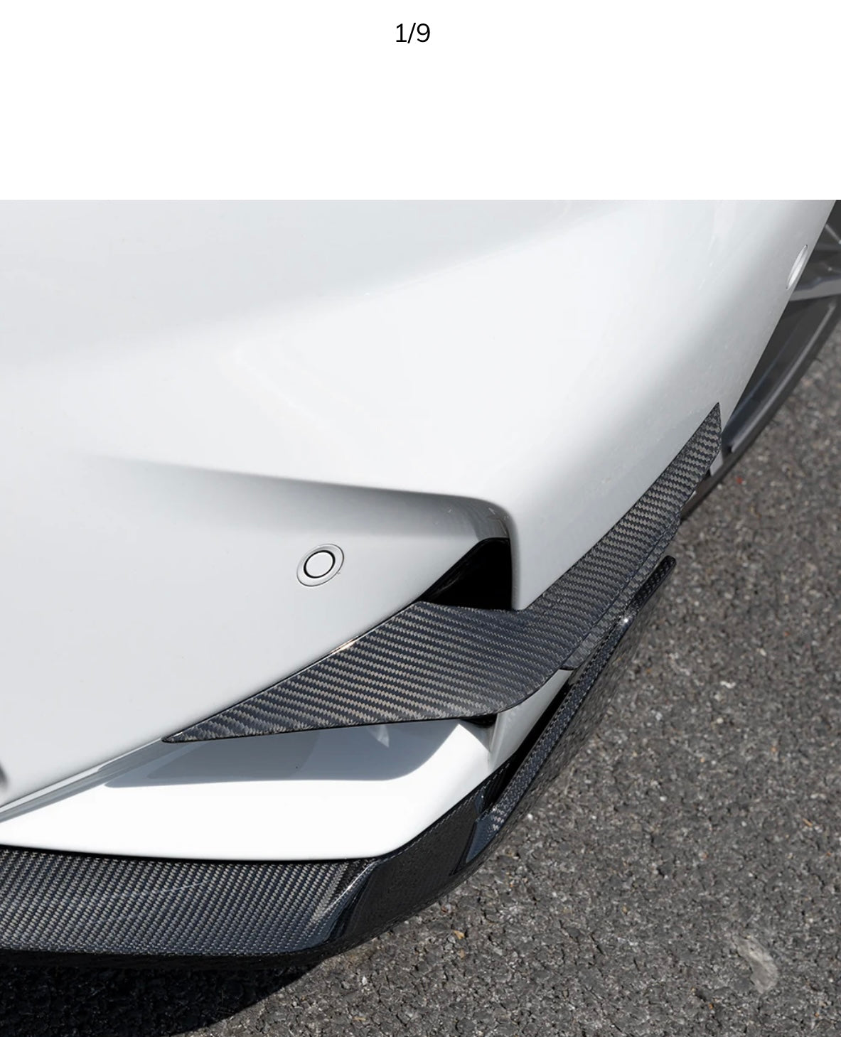 Carbon Fiber Front Canards suitable for BMW M5 G90 G99