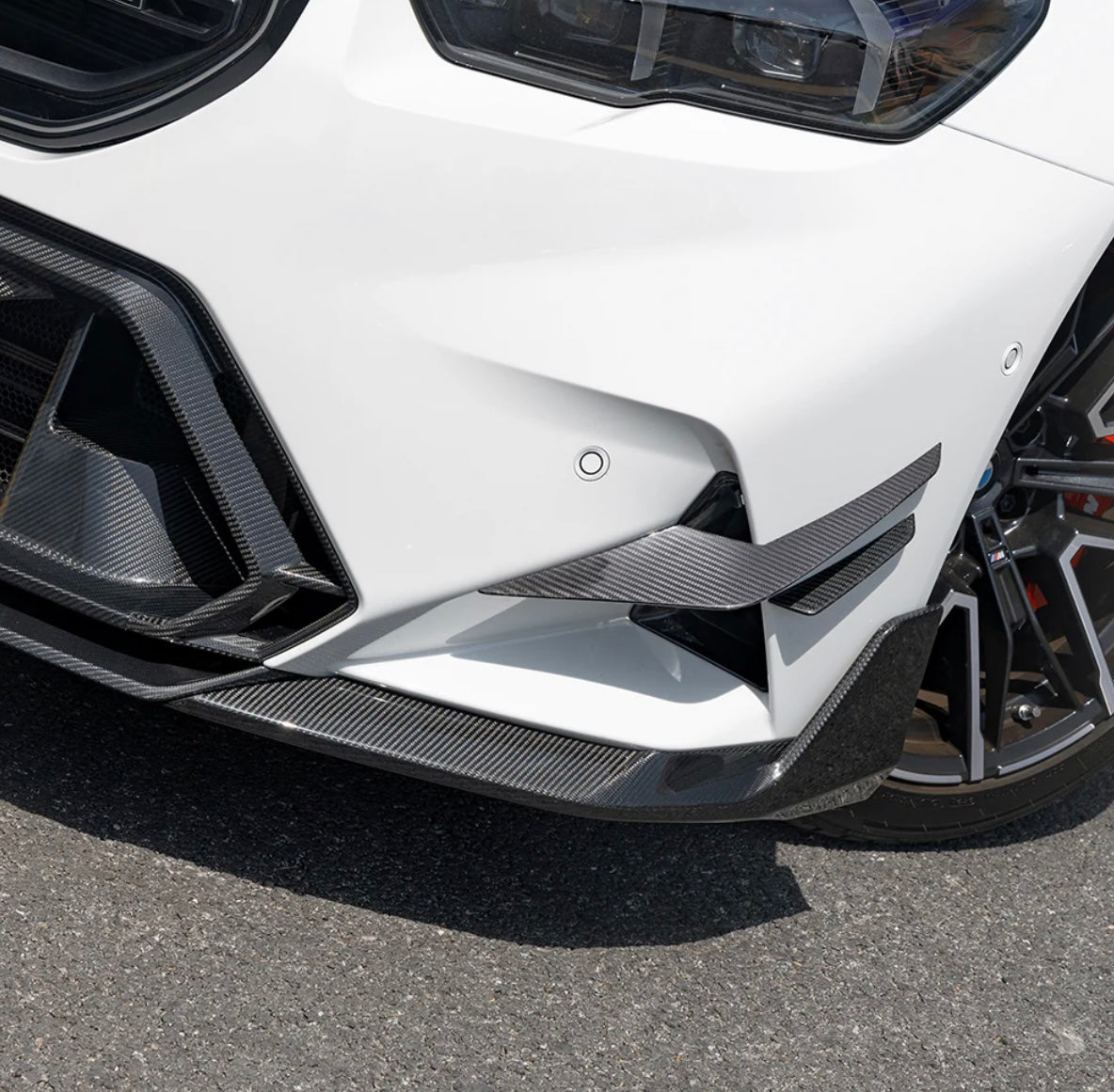 Carbon Fiber Front Canards suitable for BMW M5 G90 G99