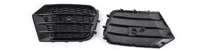 Carbon Fiber Black Car Mesh Fog Light Grille Covers passend für Audi Q3 8U