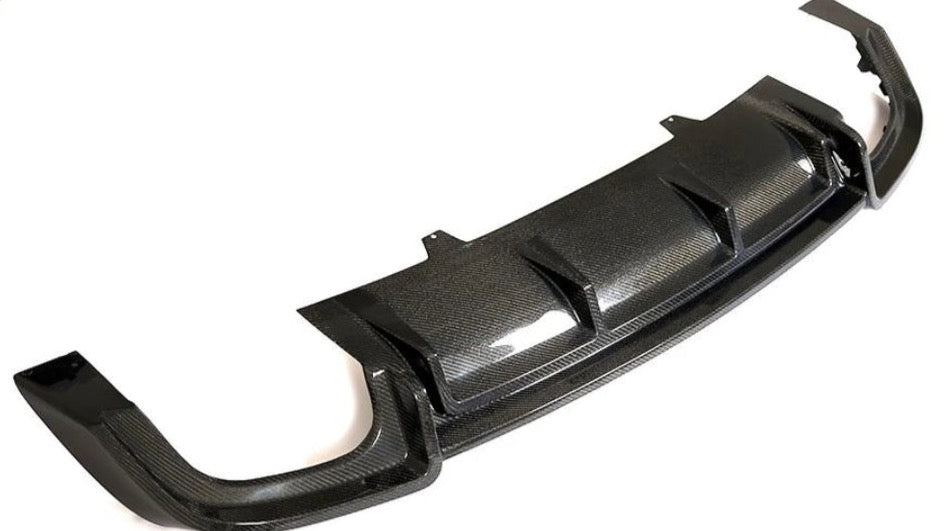 Carbon Fiber Rear Bumper Lip Diffuser passend für Audi A5 Sline S5 B9 Sport