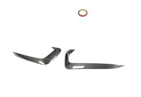 Carbon Fiber Front Bumper Fog Lamp Canards Fins Vent passend für Audi A5 Sline S5