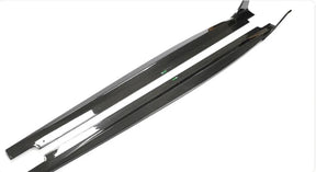 Carbon Fiber Side Skirts Extension Lips Aprons passend für Audi S5 B9.5 Sedan