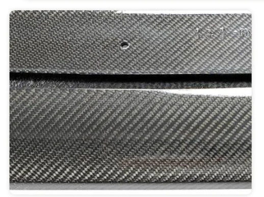 Carbon Fiber Front Bumper Lip Splitters passend für Audi A5 Quattro A5 Sportback S-Line S5 B9 9.5 Sportback