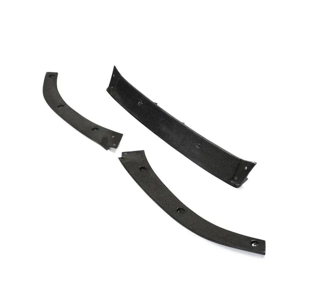 Carbon Fiber Front Bumper Lip Spoiler Apron Splitters passend für Audi A5 Sline S5 Sedan Coupe Convertible
