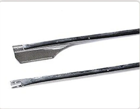 Carbon Fiber Car Side Skirts Door Body Kits Blade passend für Audi A5 Sline S5 B9