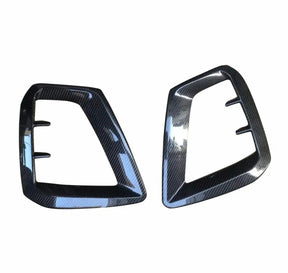Carbon Fiber Front Fog Light Canards Frame passend für Audi A4 Sline S4 B10 Sedan
