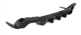 Carbon Fiber Car Rear Bumper Diffuser Lip Spoiler passend für Audi A4 B9.5 Sline S4