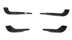 Carbon Fiber Front Bumper Winglets passend für Audi A4 Sline S4 B9