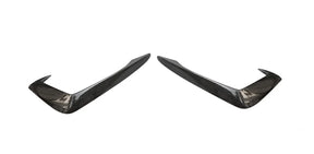 Carbon Fiber Front Fog Lamp Fin Splitters passend für Audi A4 B9 Sline S4