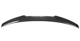 Carbon Fiber Car Rear Trunk Spoiler Boot Lip Wing passend für Audi A4 B9 Sline S4 Sedan