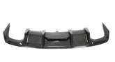 Carbon Fiber Car Rear Bumper Diffuser Lip Spoiler passend für Audi S4 Sedan 4-Door