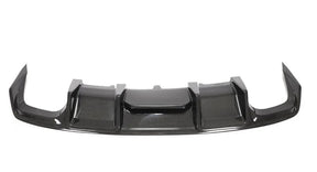 Carbon Fiber Car Rear Bumper Diffuser Lip Spoiler passend für Audi S4 Sedan 4-Door