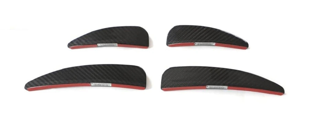 Carbon Fiber Front Bumper Splitters Air Vents passend für Audi R8 Performance Coupe