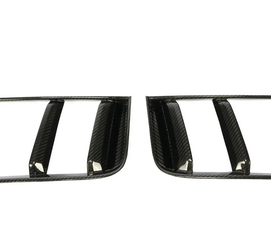 Carbon Fiber Car Rear Air Vent Cover Trims passend für Audi R8