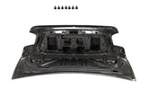 Carbon Fiber Car Rear Bumper Trunk Spoiler Gate Cover passend für BMW F22 F87 M2 M2C Coupe