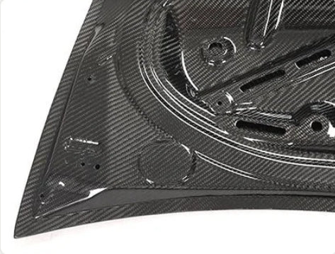 Carbon Fiber Car Rear Bumper Trunk Spoiler Gate Cover passend für BMW F22 F87 M2 M2C Coupe