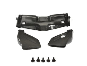 Carbon Fiber Car Air intake Filter Cover passend für Mercedes-Benz C-Class W204 C204 C63 AMG S Sedan Coupe