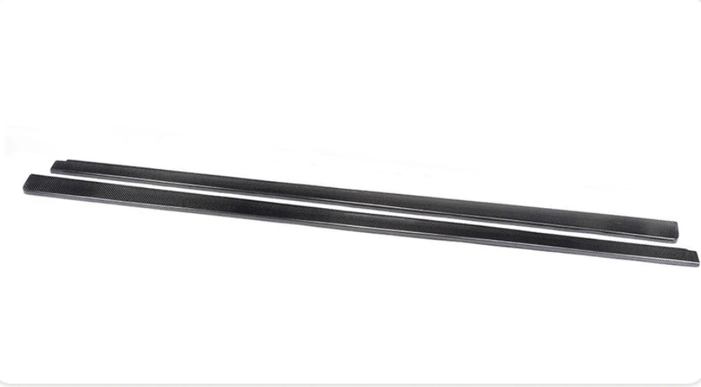 Carbon Fiber Car Side Skirts passend für Mercedes-Benz C-Class W204 C63 AMG 4-Door