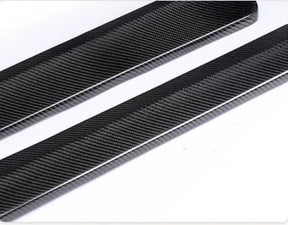 Carbon Fiber Car Side Skirts passend für Mercedes-Benz C-Class W204 C63 AMG 4-Door