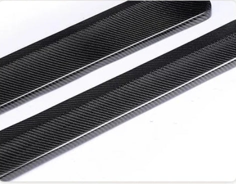 Carbon Fiber Car Side Skirts passend für Mercedes-Benz C-Class W204 C63 AMG 4-Door