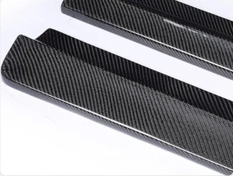 Carbon Fiber Car Side Skirts passend für Mercedes-Benz C-Class W204 C63 AMG 4-Door