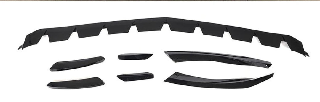 Carbon Fiber Car Front Bumper Lip Vents Canards passend für Mercedes-Benz A Class W177 A180 A200 A35 A45 AMG Sport