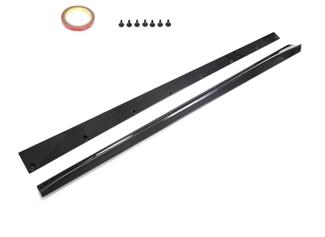 Carbon Fiber Car Side Skirts passend für Mercedes-Benz X290 AMG GT 53 GT 43 4-Door