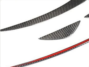 Carbon Fiber Car Front Bumper Lip Splitters passend für Mercedes-Benz W117 C117 CLA45 Sedan