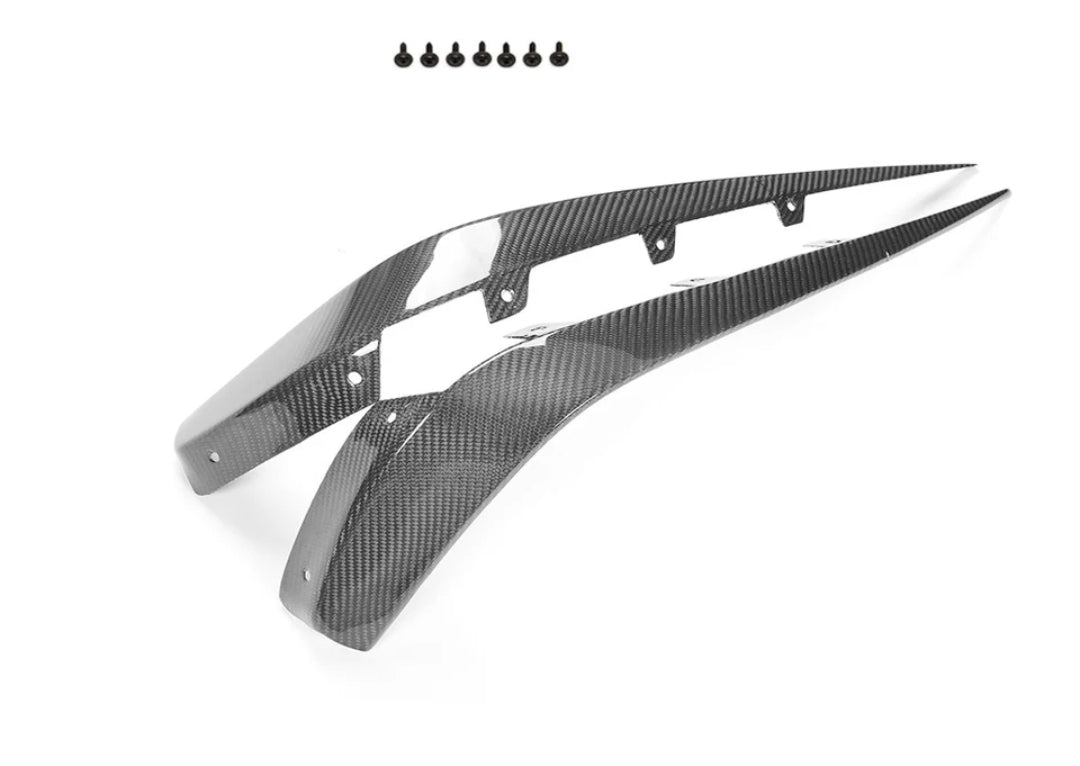 Carbon Fiber Car Front Bumper Splitters Flaps Canards passend für Mercedes-Benz W218 CLS63 AMG Sedan 4-Door