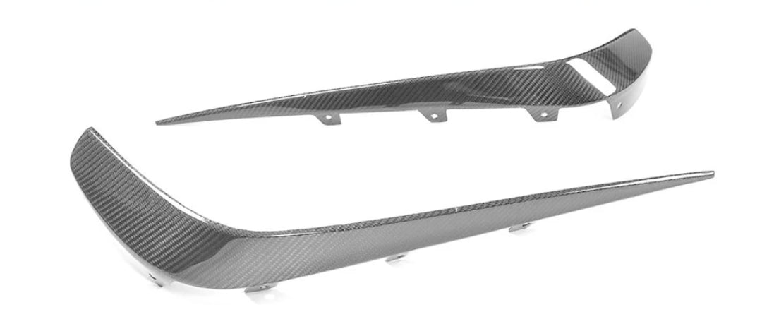 Carbon Fiber Car Front Bumper Splitters Flaps Canards passend für Mercedes-Benz W218 CLS63 AMG Sedan 4-Door