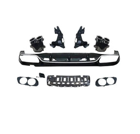 Carbon Fiber Car Rear Bumper Diffuser passend für Mercedes-Benz E Class W213 Sport Sedan