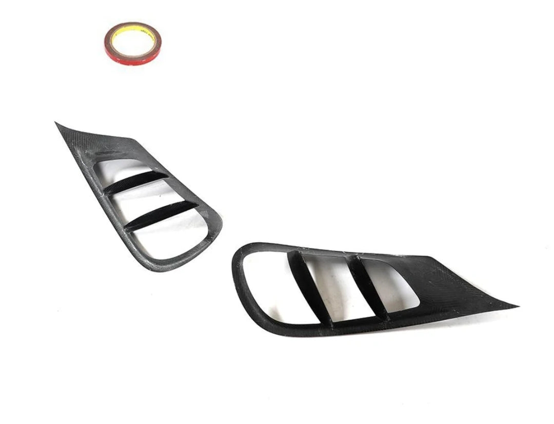 Carbon Fiber Car Fog Lamp Grill Air Vent Cover passend für Mercedes-Benz W212 4Matic Sport 4-Door