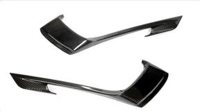 Carbon Fiber Car Front Bumper Fog Lamp Cover Trims passend für Porsche 718 Boxster Cayman Standard