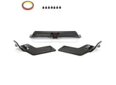 Carbon Fiber Car Rear Bumper Diffuser With LED passend für Porsche Macan GTS Sport Utility