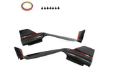 Carbon Fiber Car Front Bumper Splitters passend für Porsche 911 992 Standard 2-Door