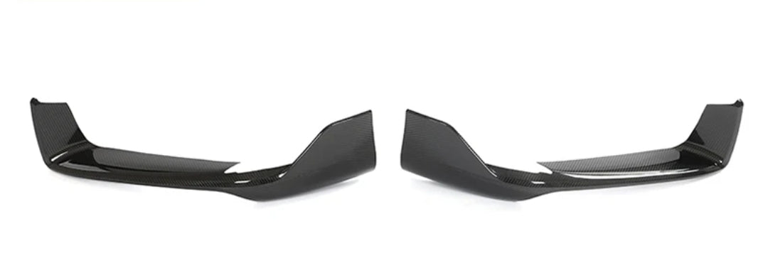 Carbon Fiber Car Front Bumper Splitters passend für Porsche 911 992 Standard 2-Door
